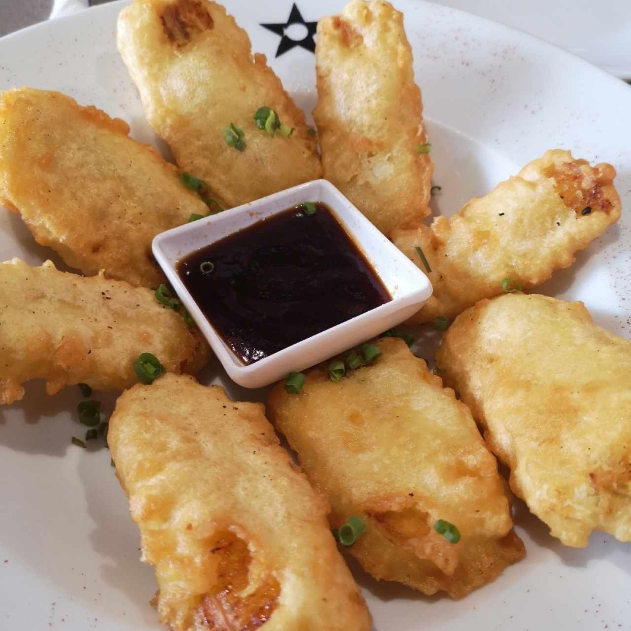 plátanos tempura