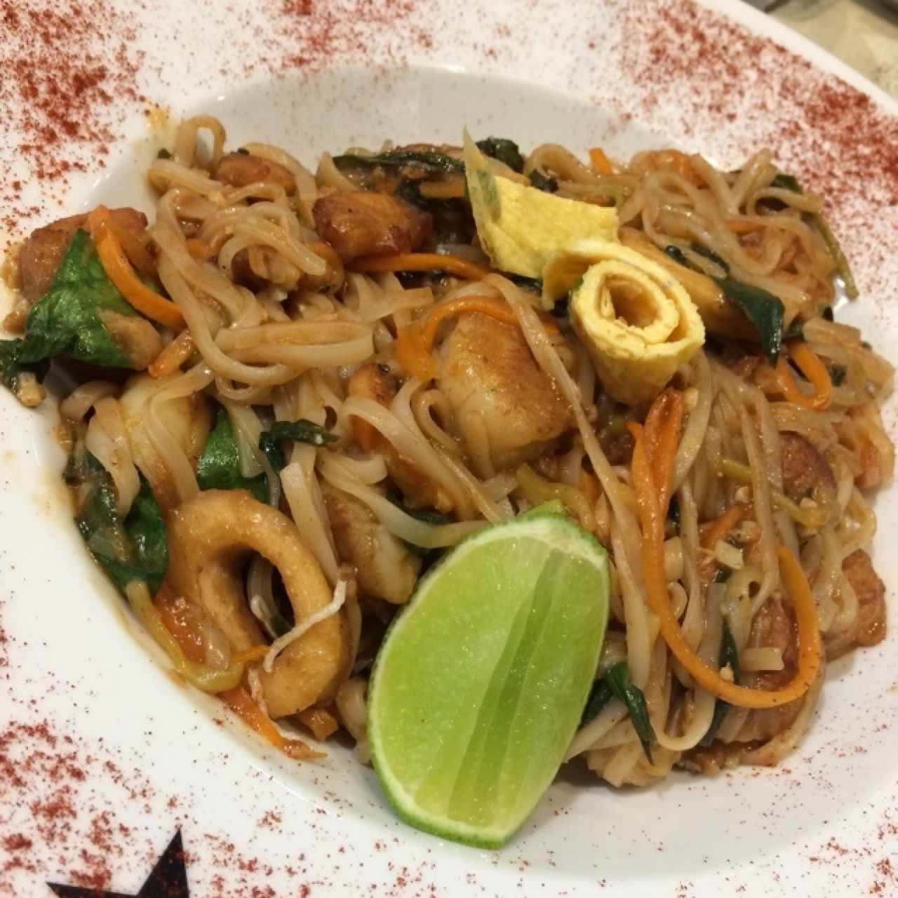 Phad Thai de Mariscos 