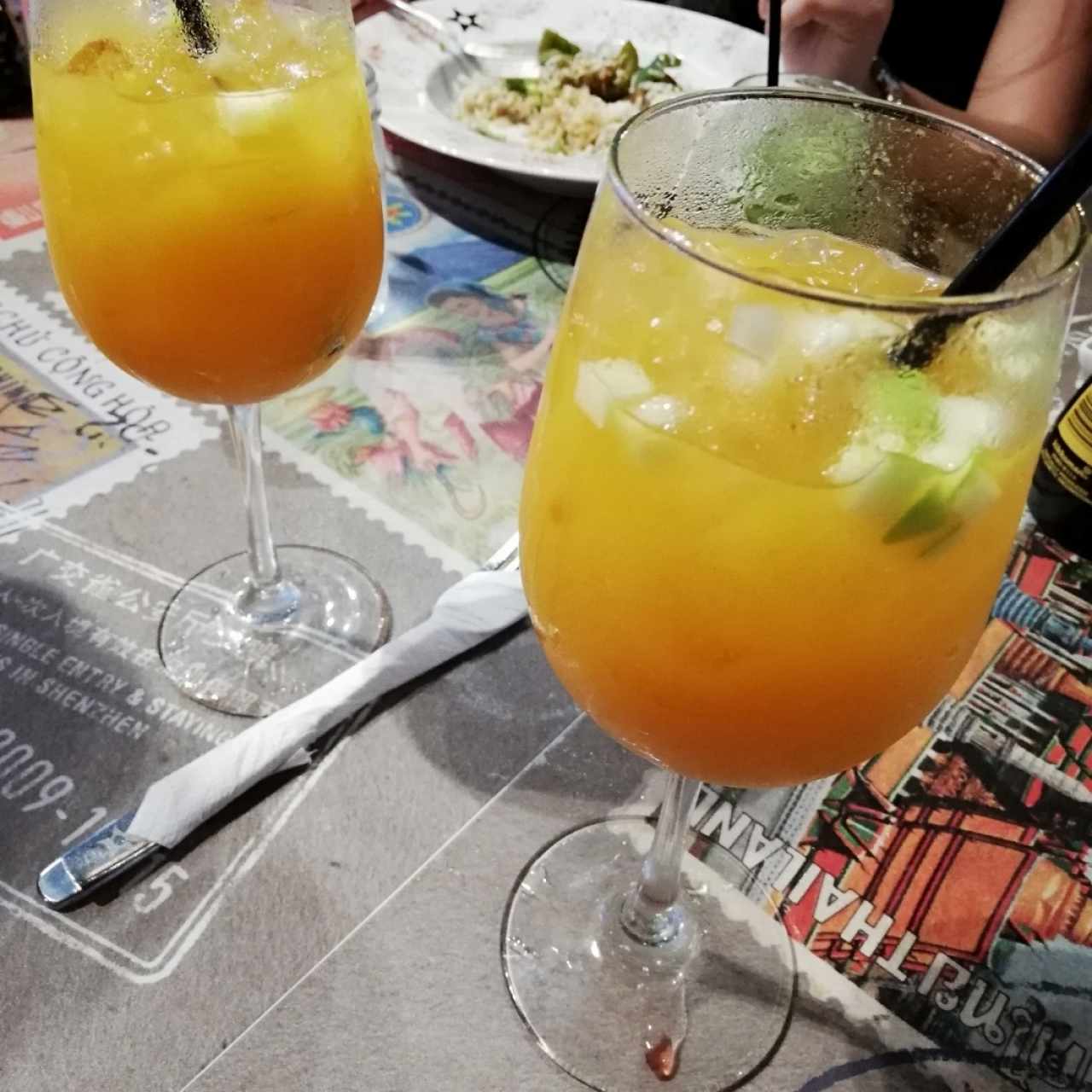 Seductores cocteles - Sangría de mango