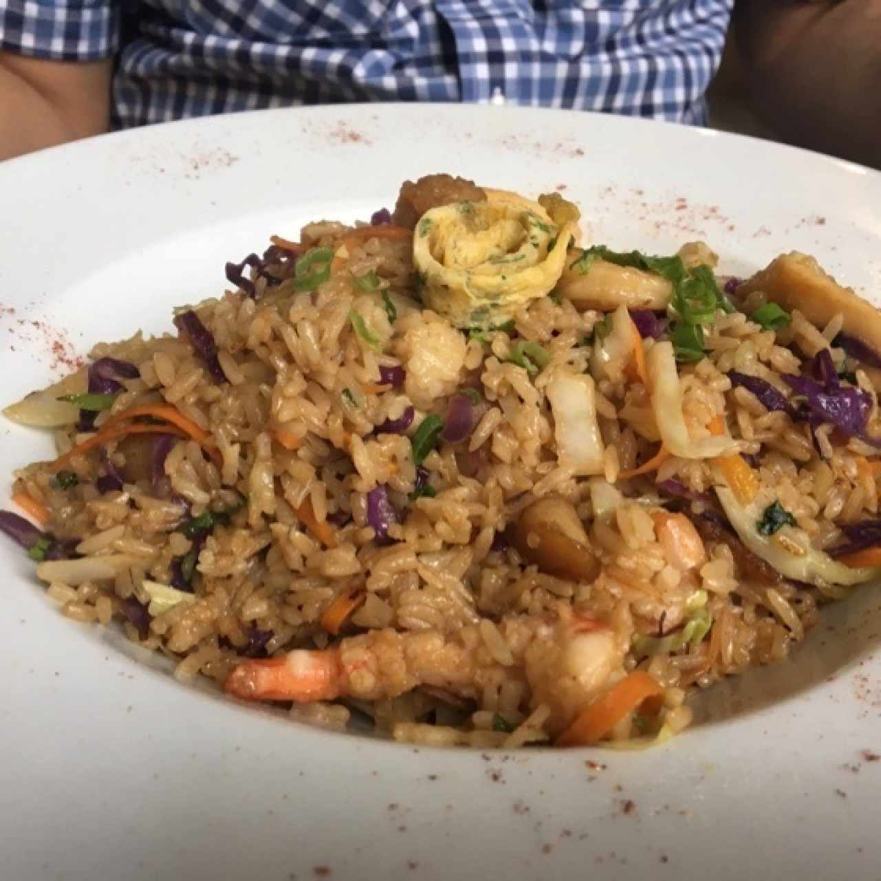 Nasi Goreng de mariscos