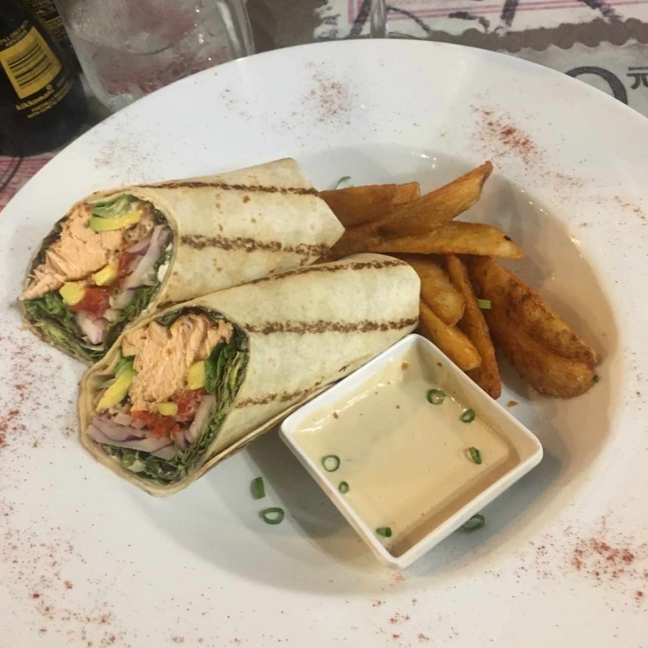 Saludables wraps - Wrap de salmón