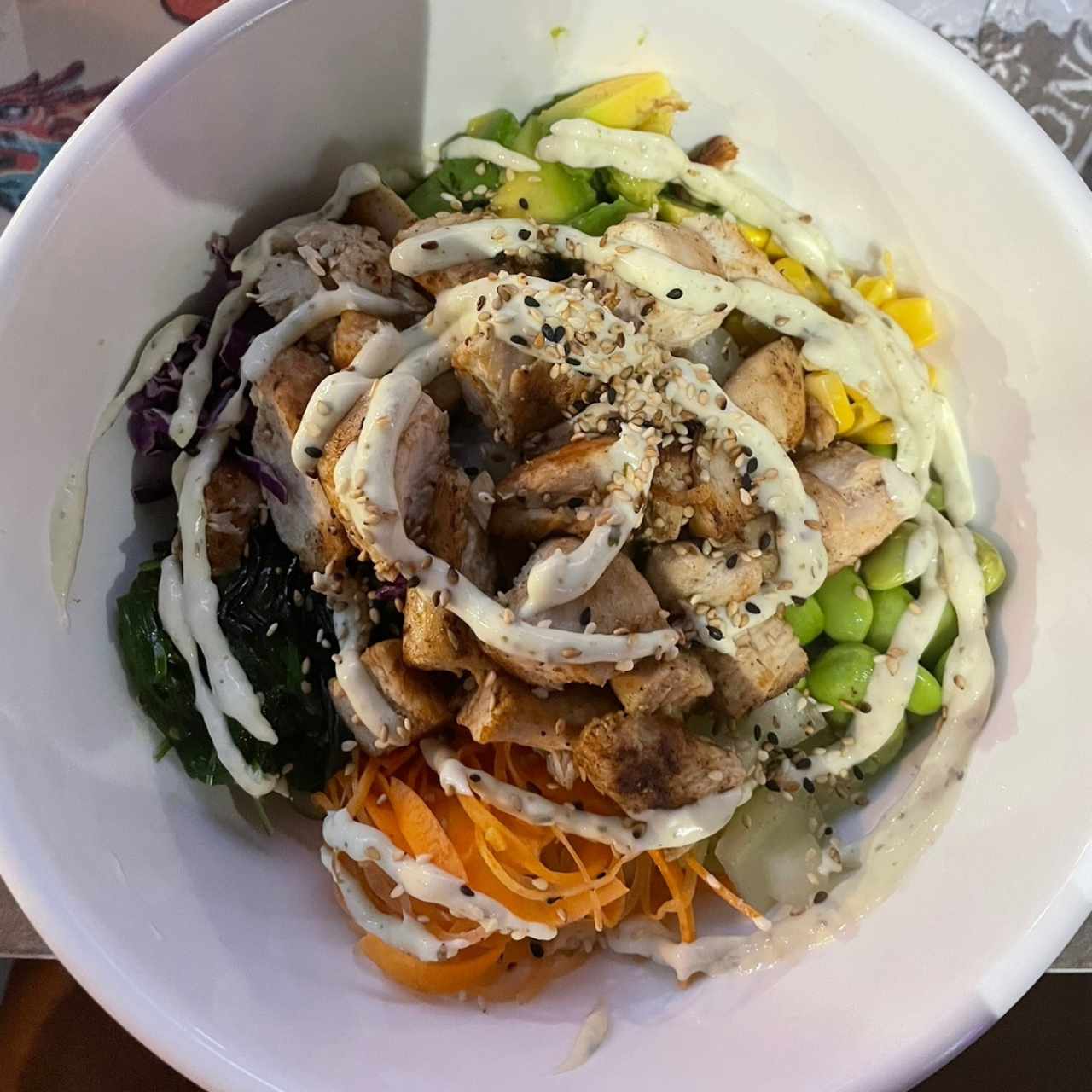 Poke Bowl de pollo 