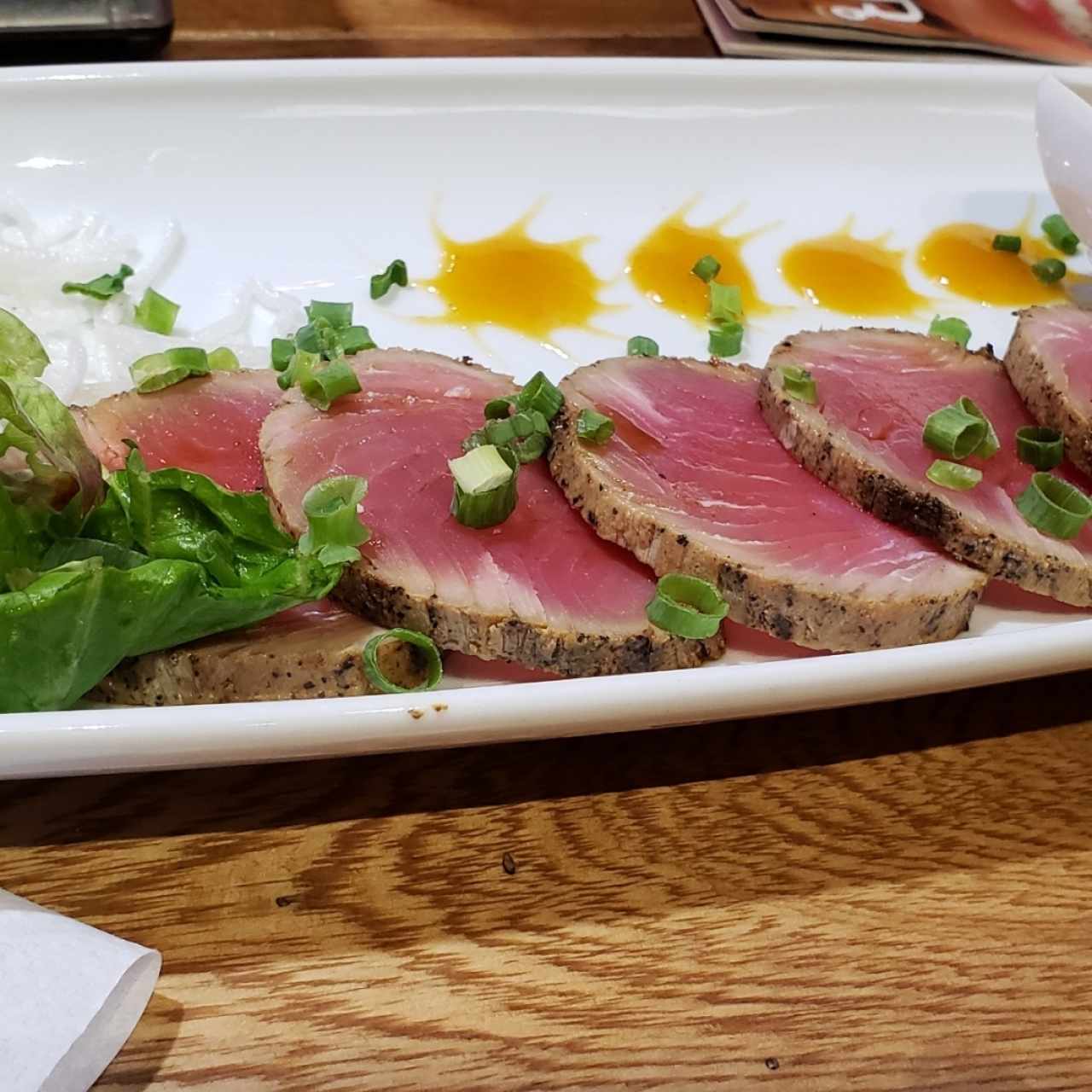 Tentadoras entradas - Tataki de atún