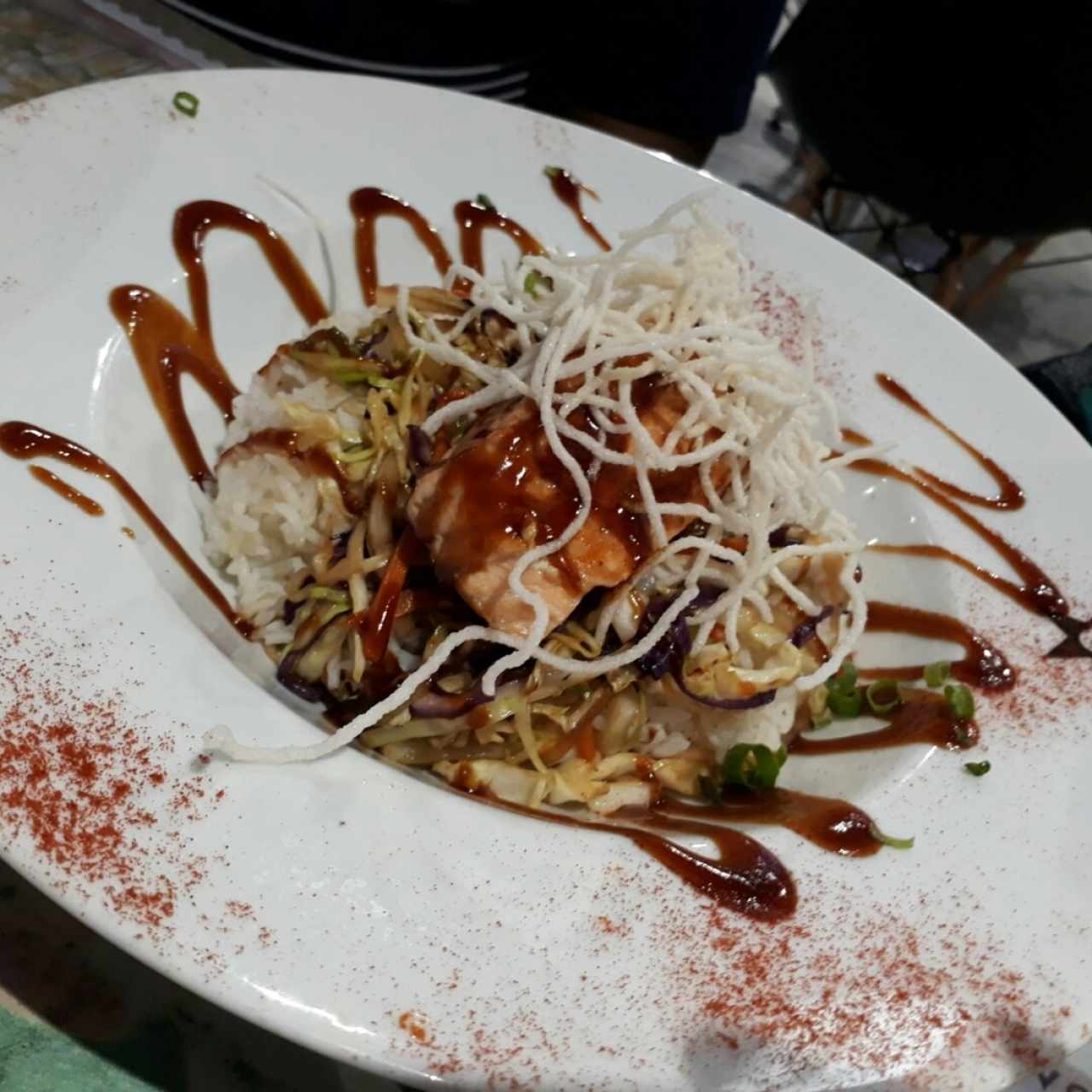 Teriyaki de salmón