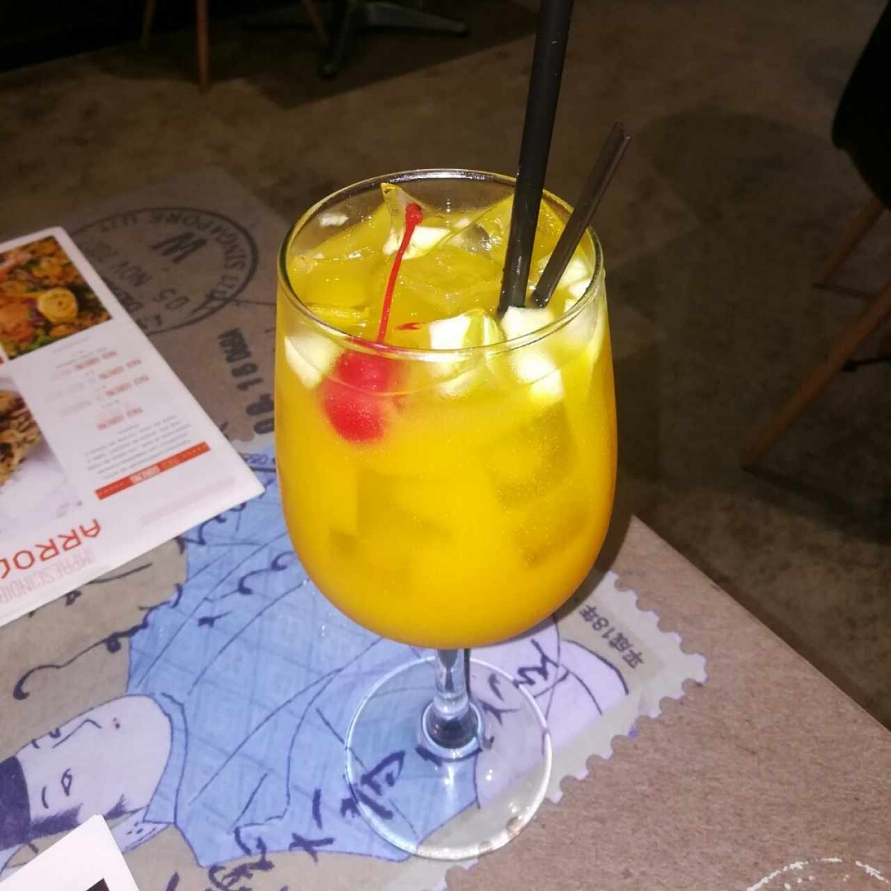 Seductores cocteles - Sangría de mango