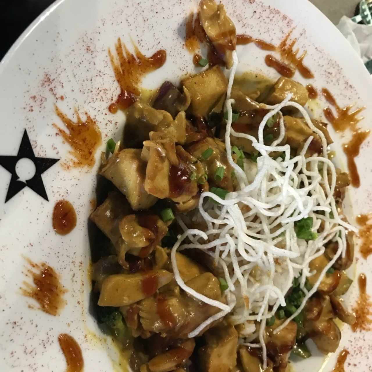 Domburi pollo al curry