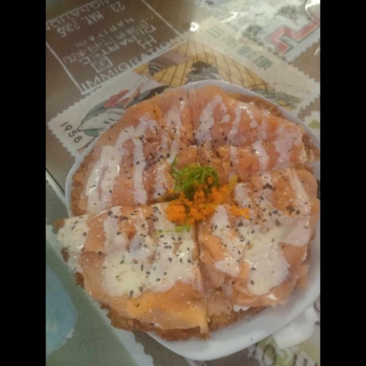 Pizza de Salmón Fresco
