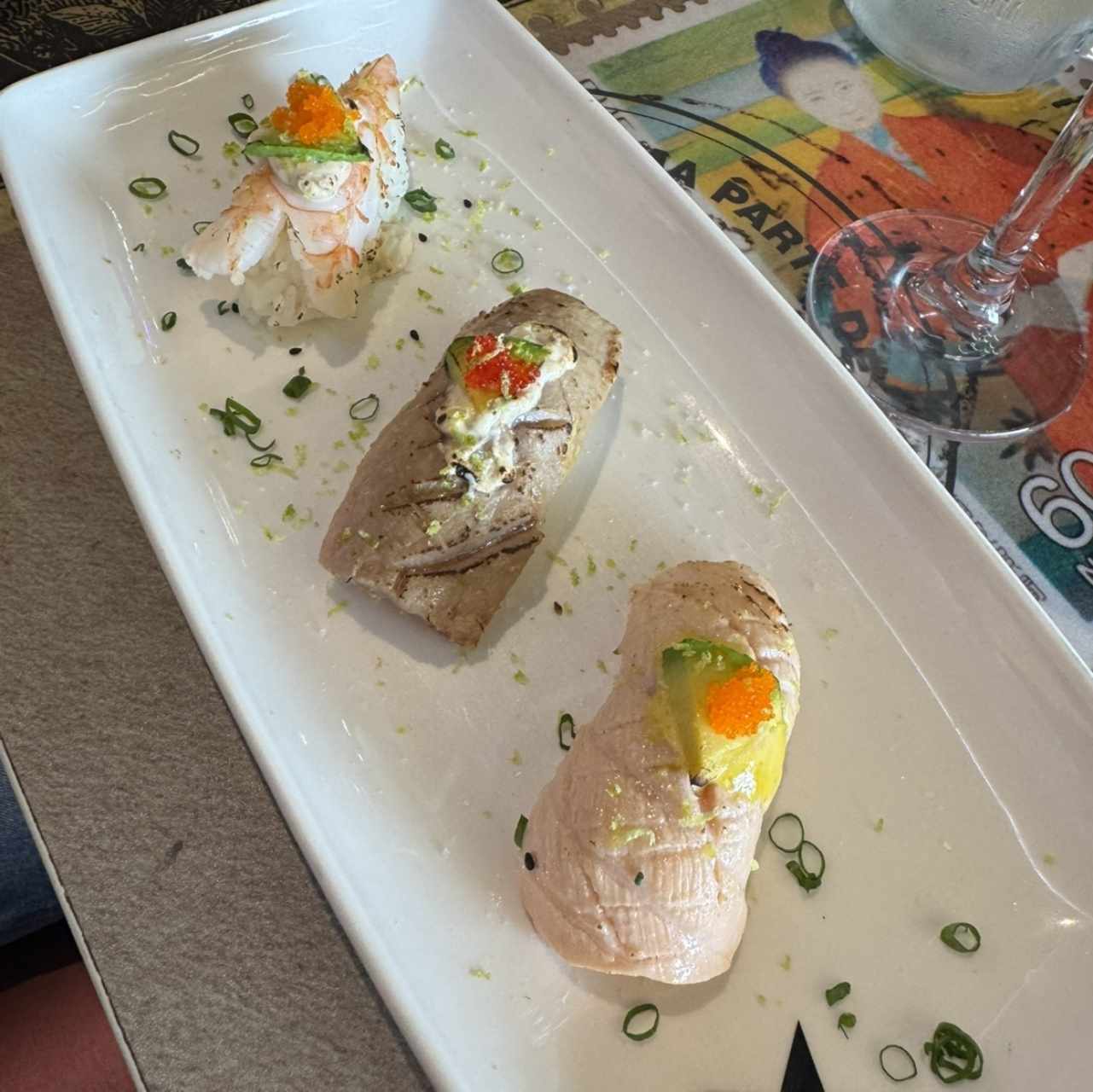Entradas Tentadoras - Nigiri Trío