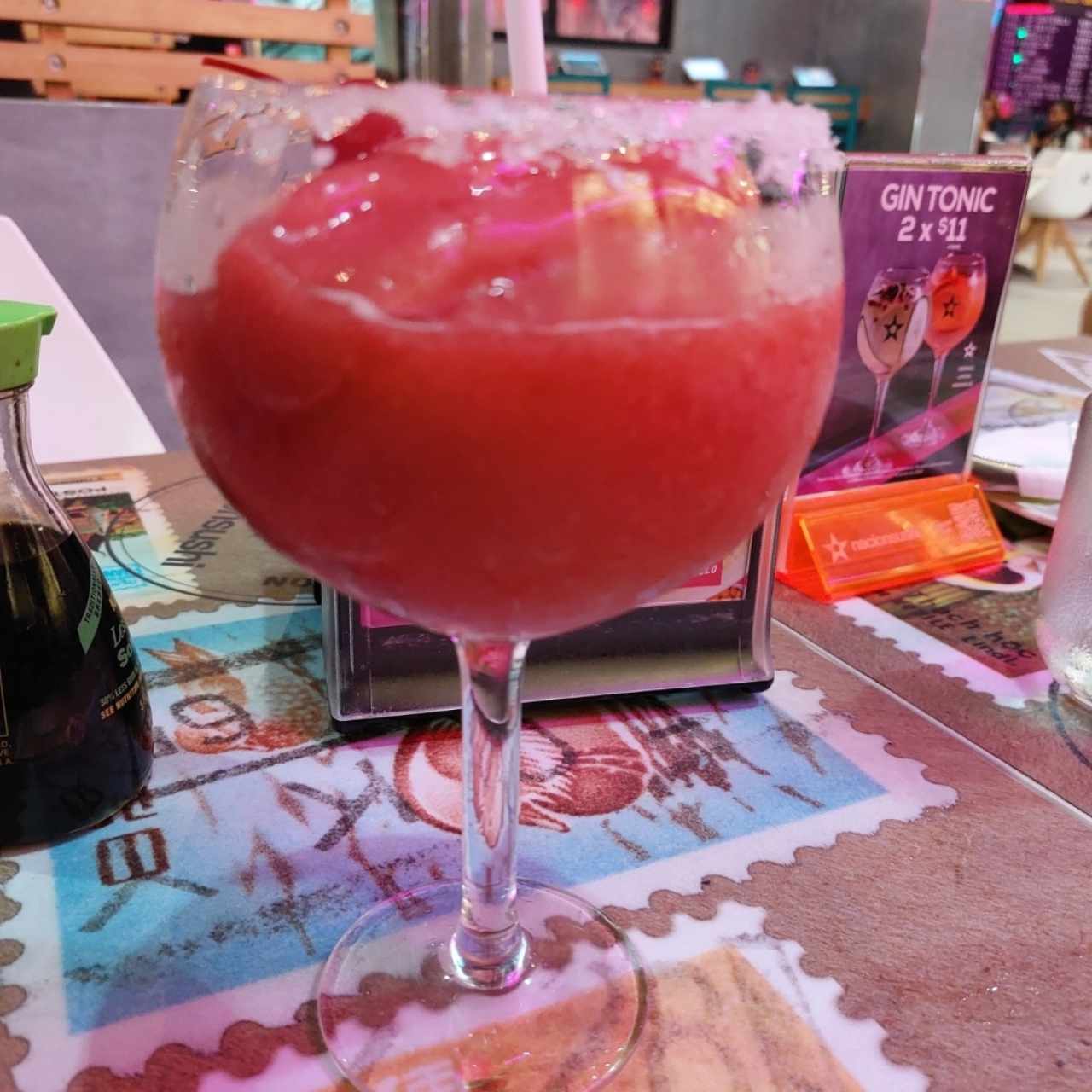 sangría de fresa
