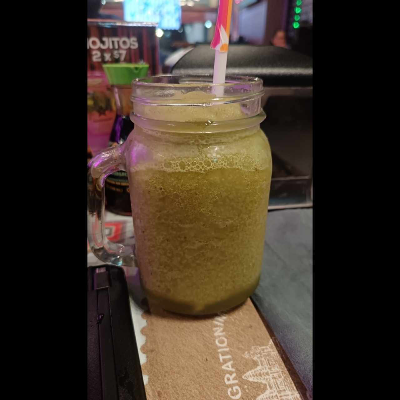 Limonada con hierva 