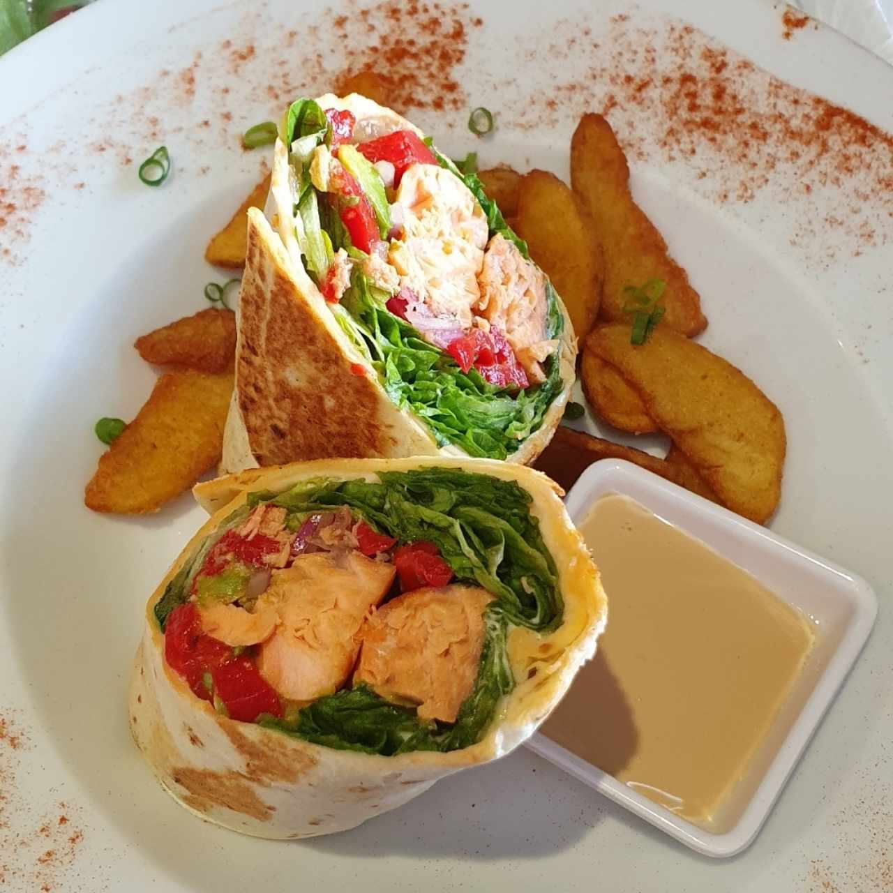 Saludables Wraps - Wrap de Salmón