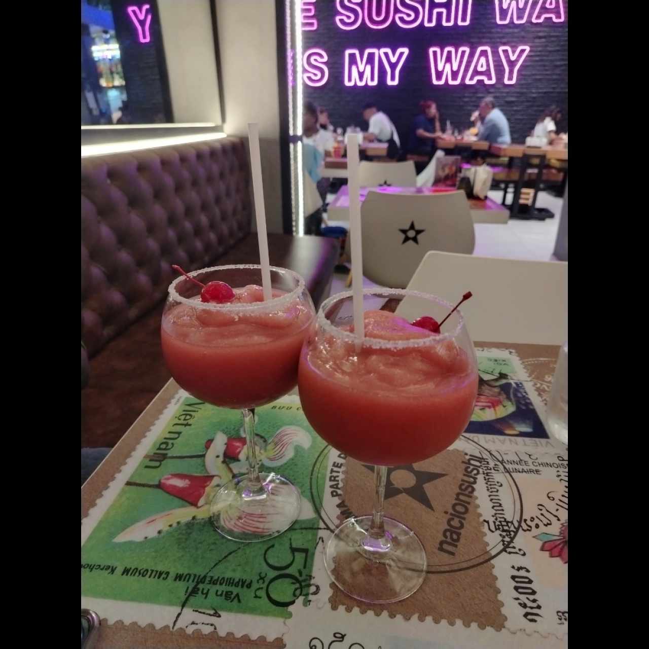 Margaritas de fresa