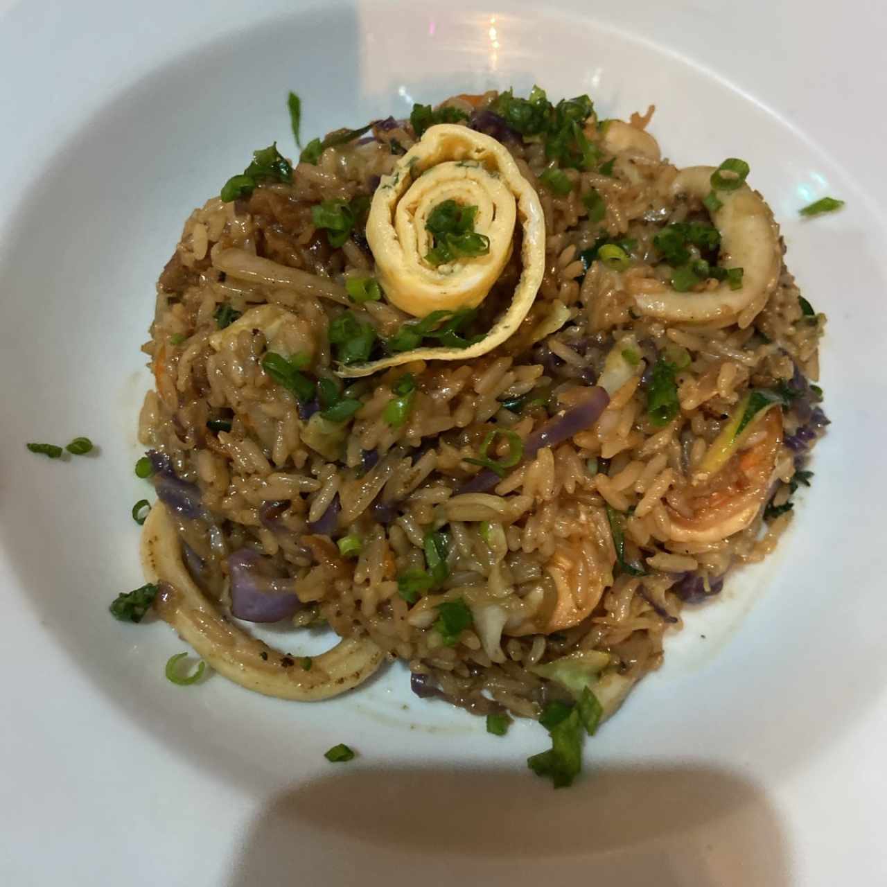 Nasi goren de mariscos