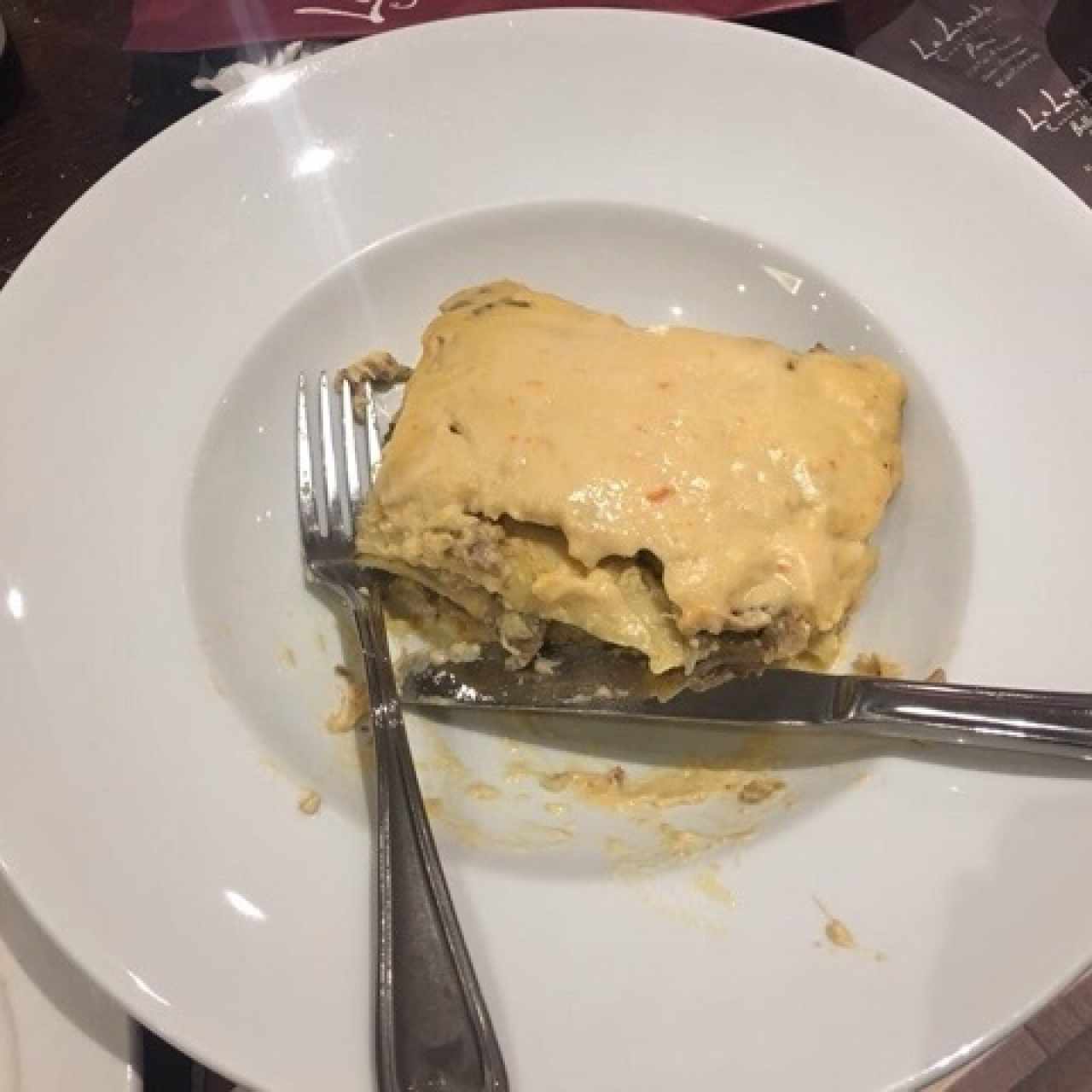 lasaña de pollo