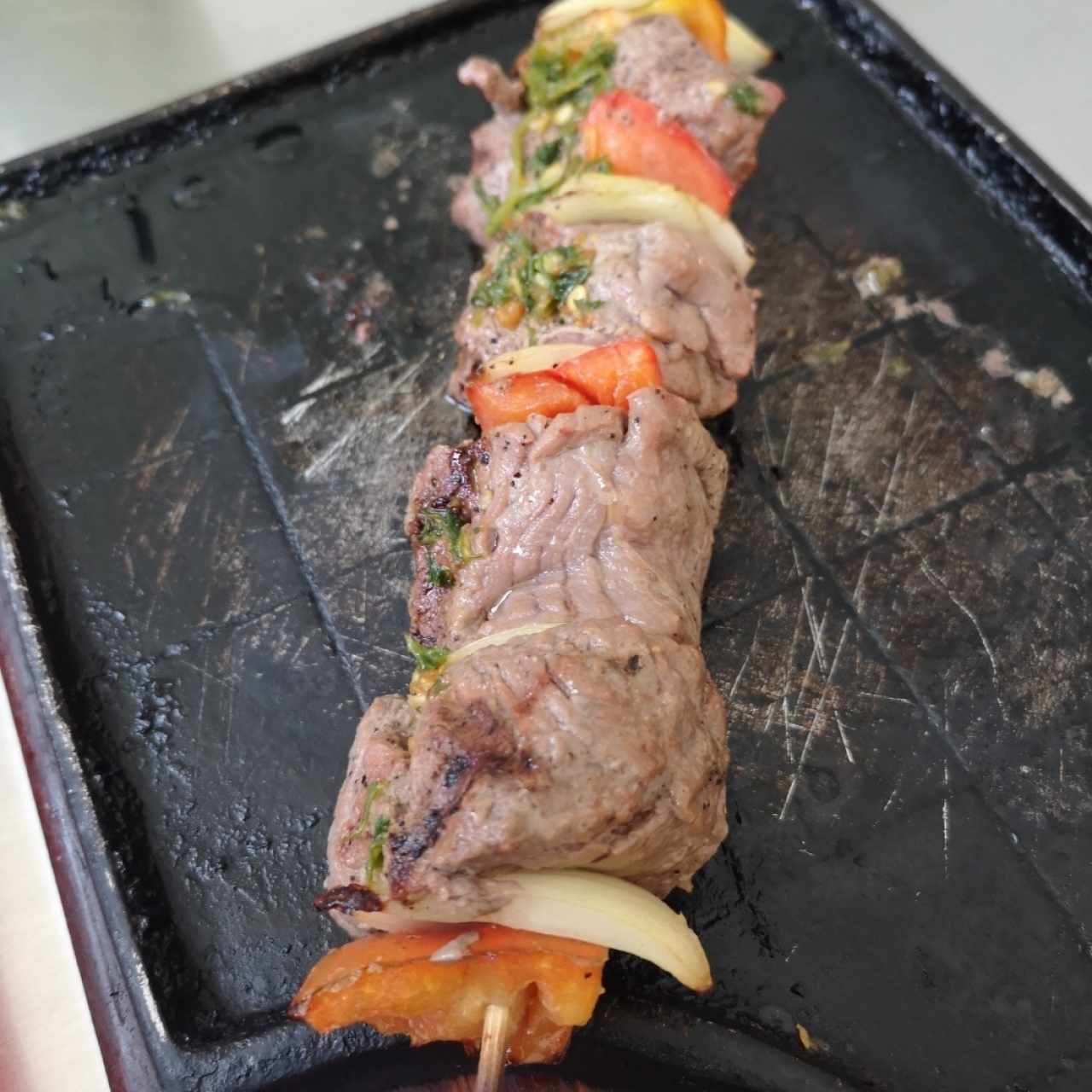 Brochetas de carne