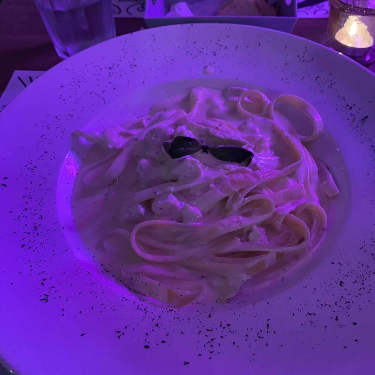 Fettuccine Alfredo Pollo 