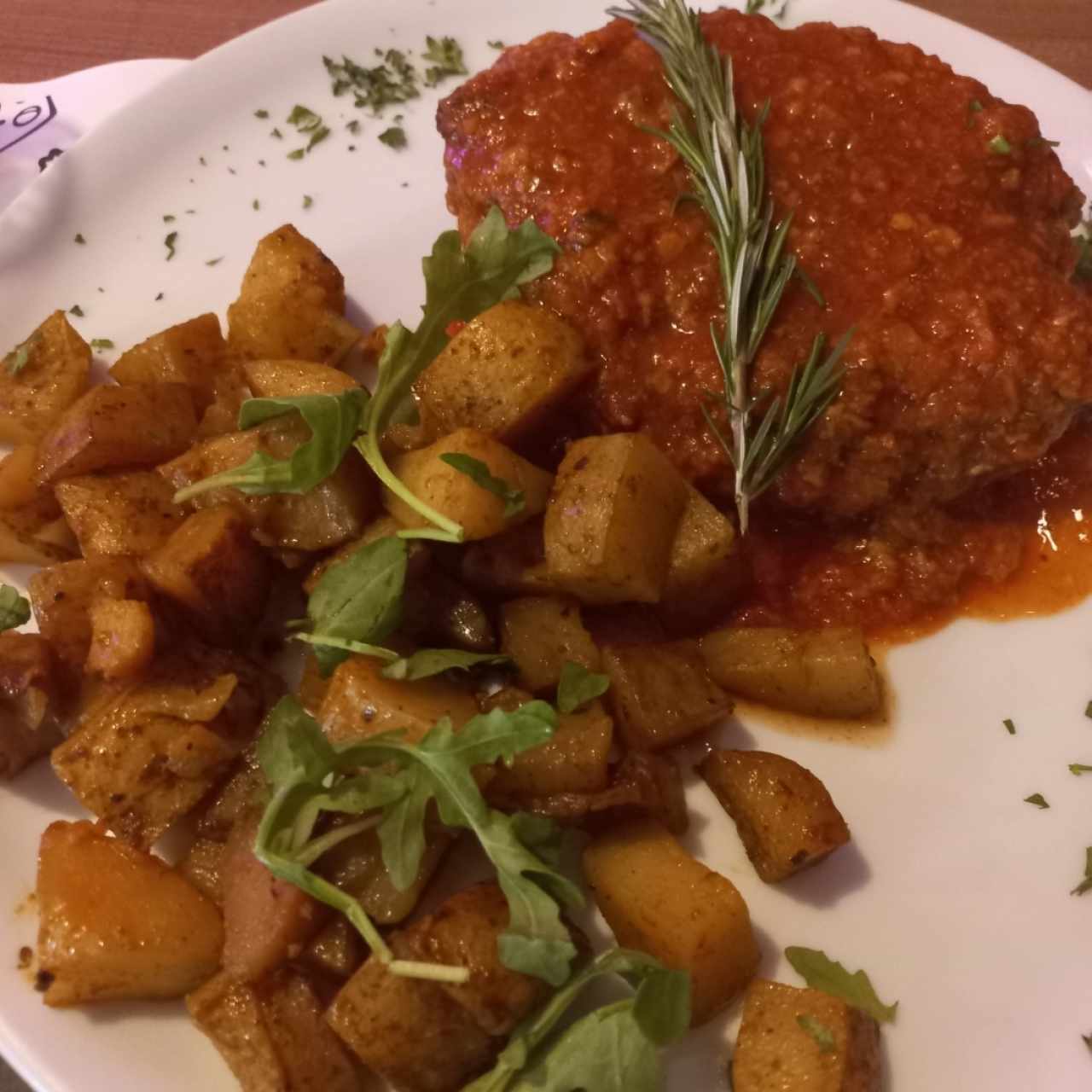 Osobuco con papas 