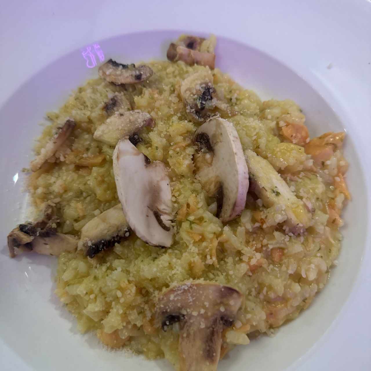 Risotto Funghi e Salmone