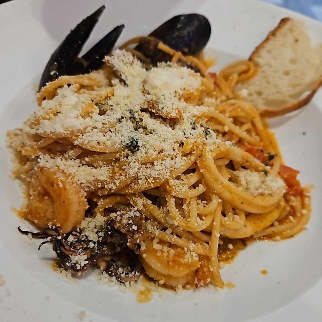 spaghetti a la bongole