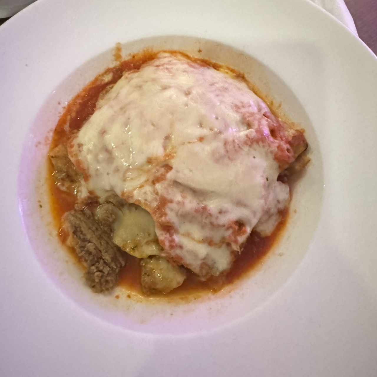 Lasagna de carne