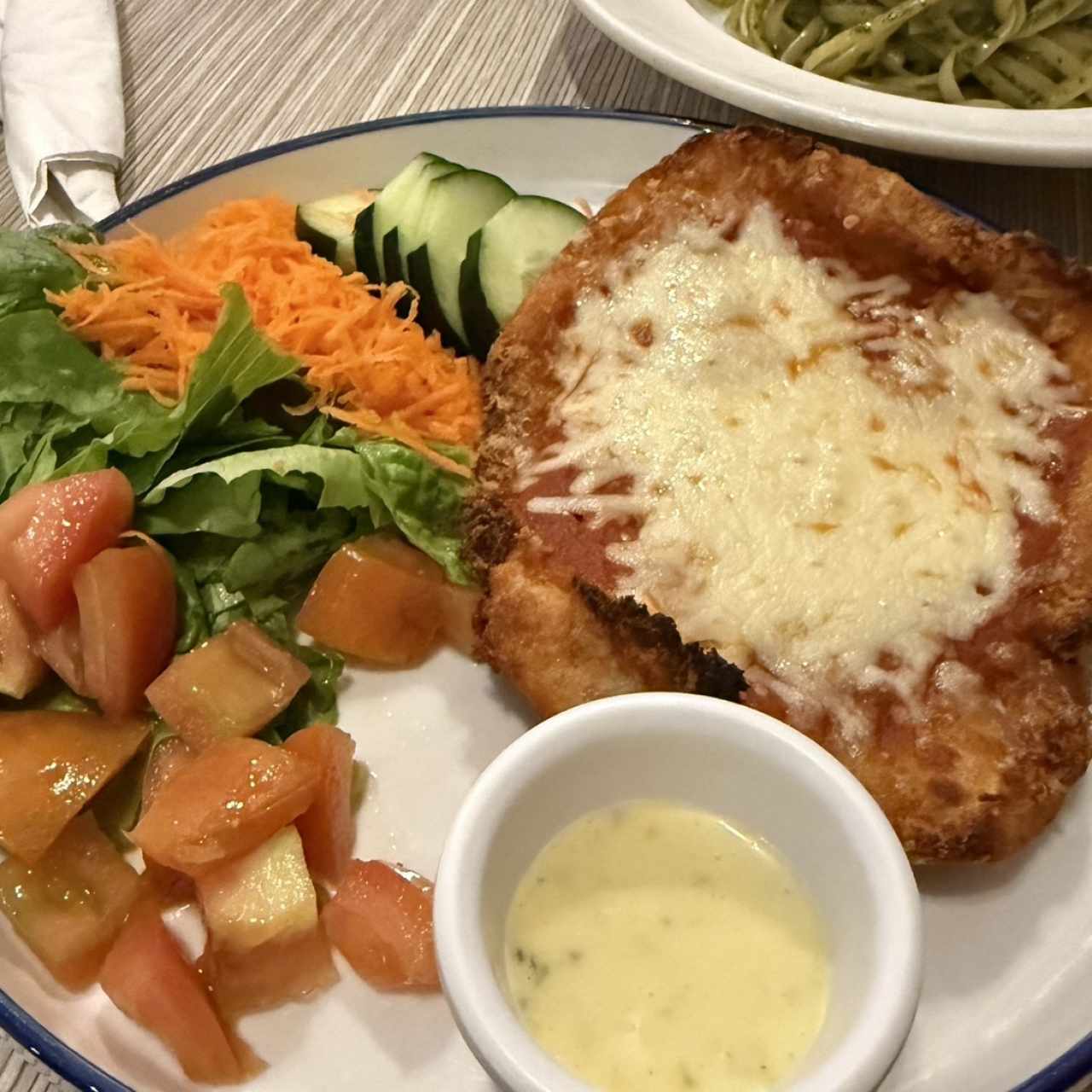 Pollo a la parmiggiana 