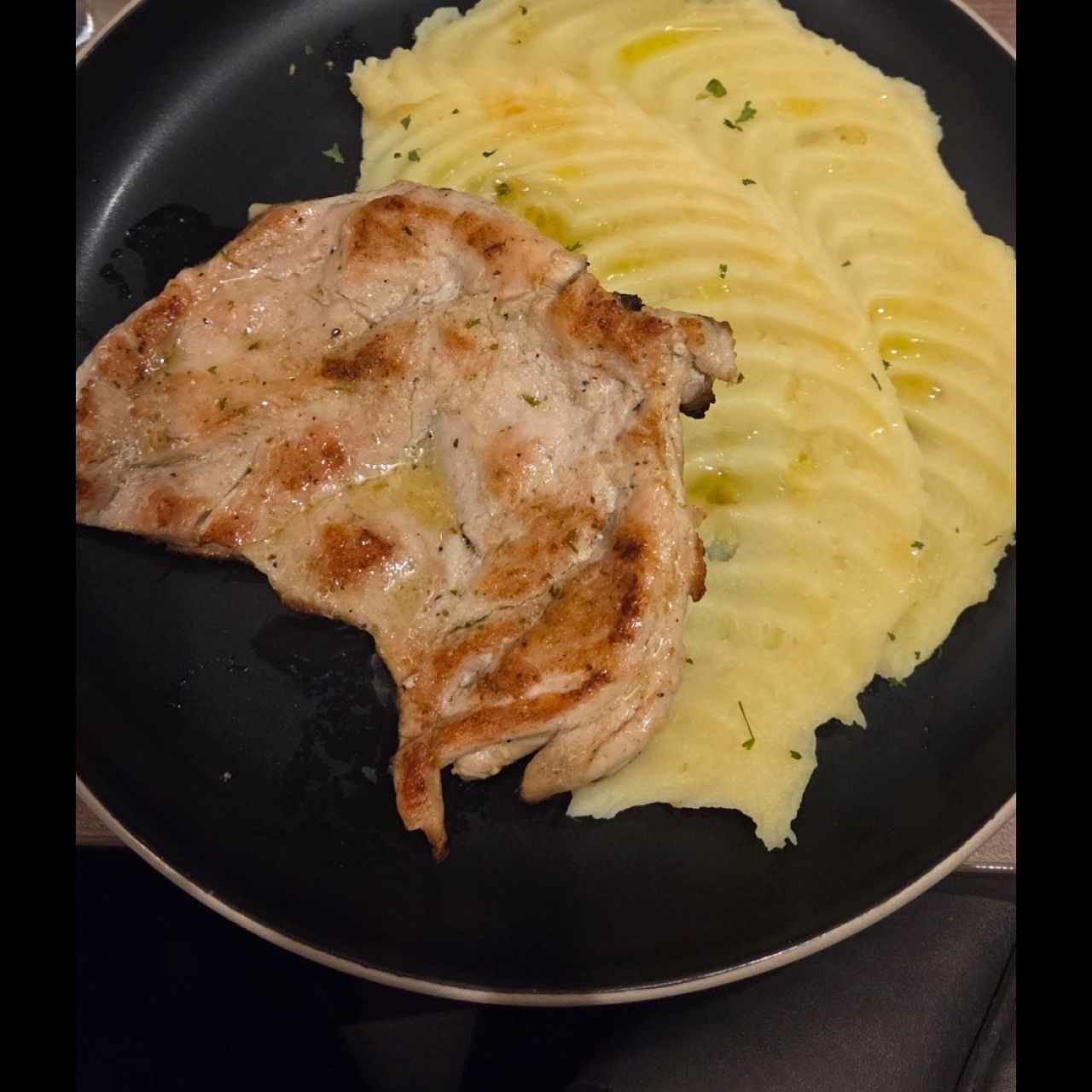 Pollo con pure