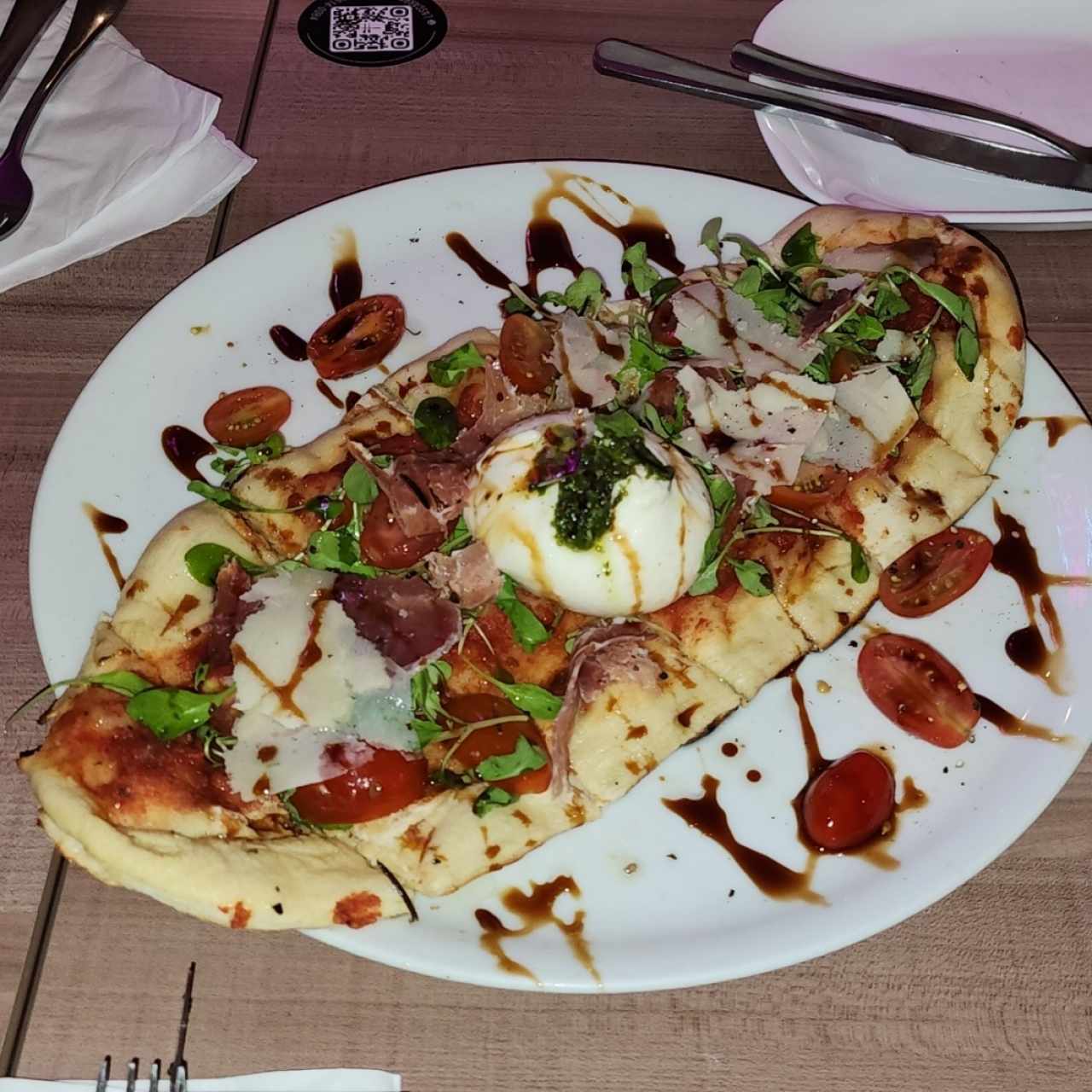 Antipasti - Burratta alla Scarpetta