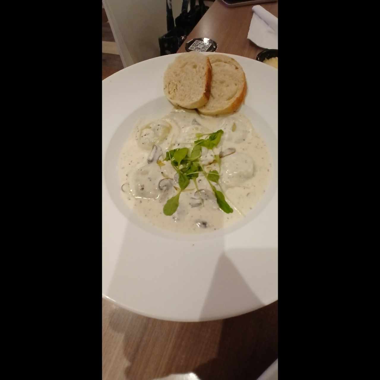 ravioli trufado