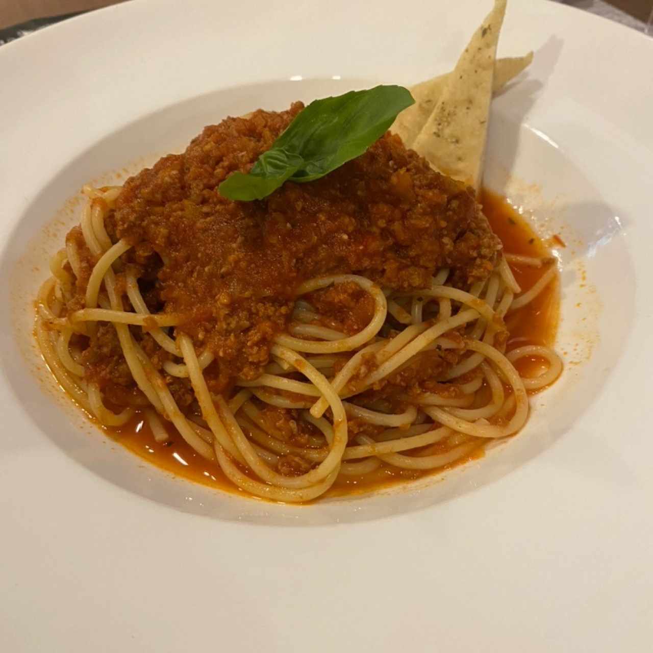 Spaguetti a la boloñesa