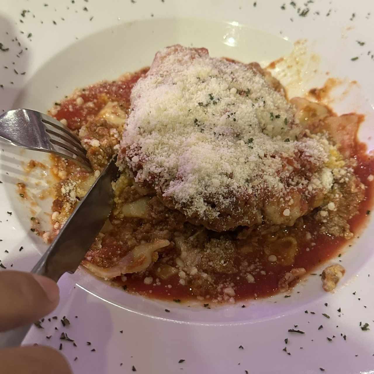Lasaña de carne