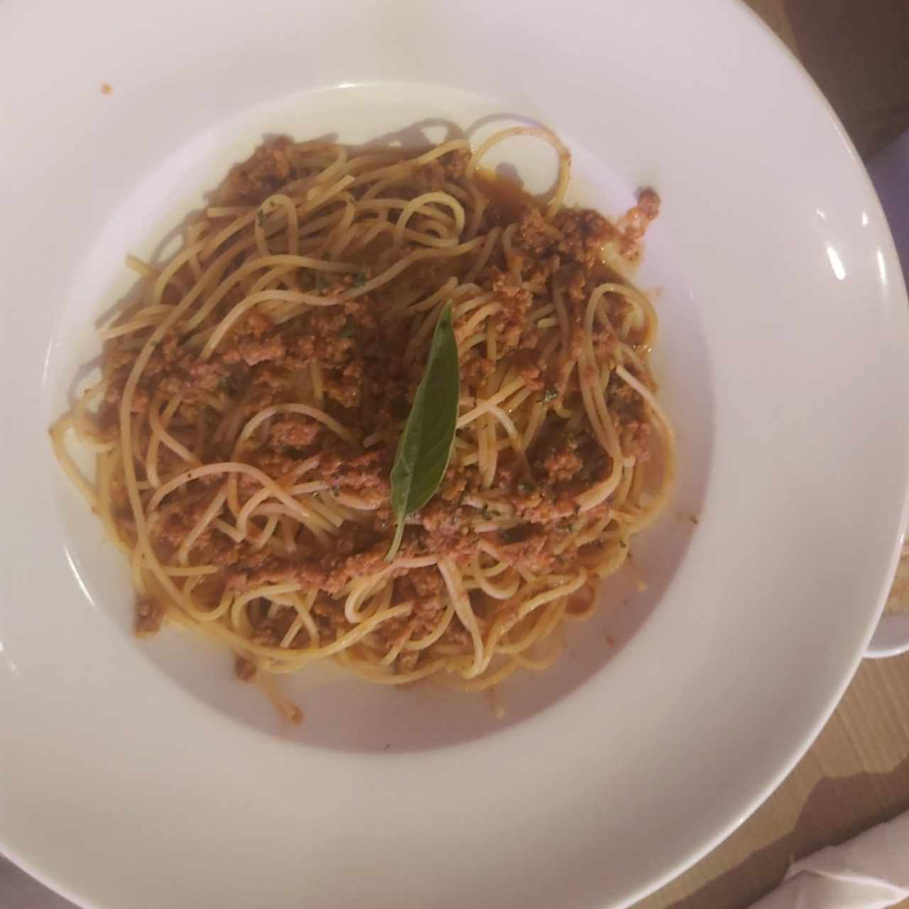 spaghetti a la boloñesa