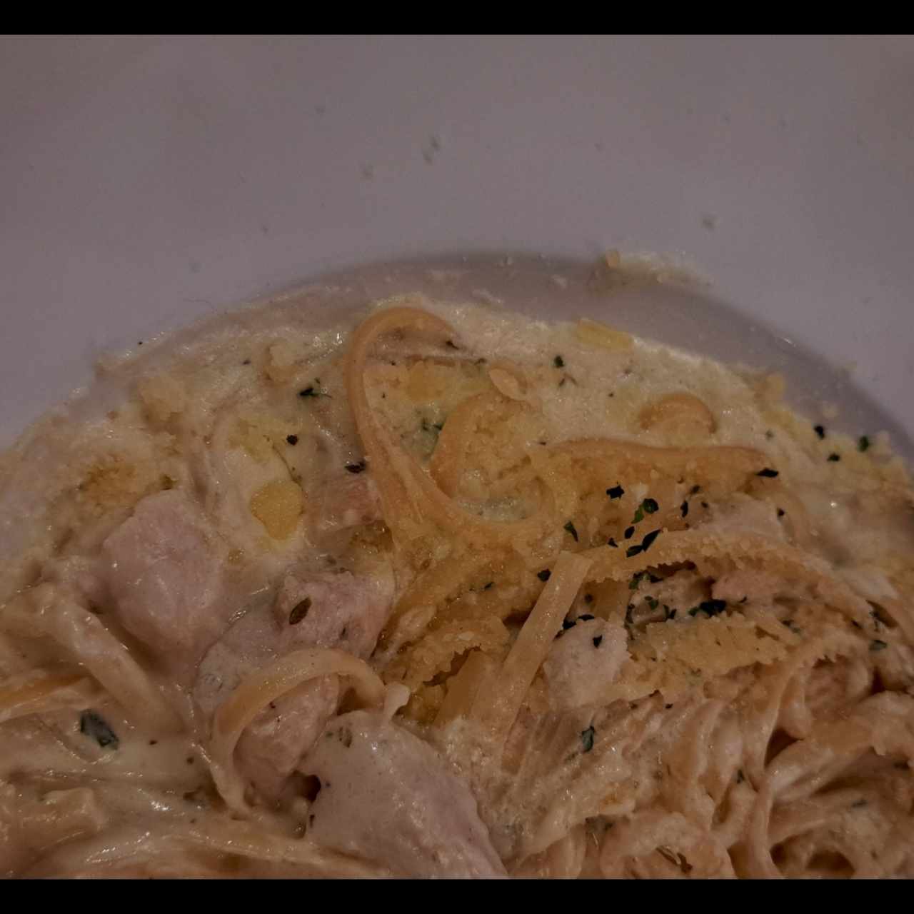 Fettuccine Alfredo Pollo