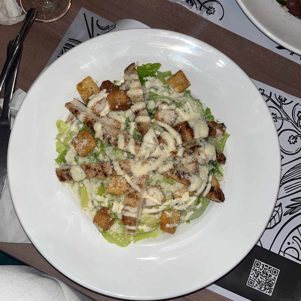 Ensalada Cesar con Pollo 