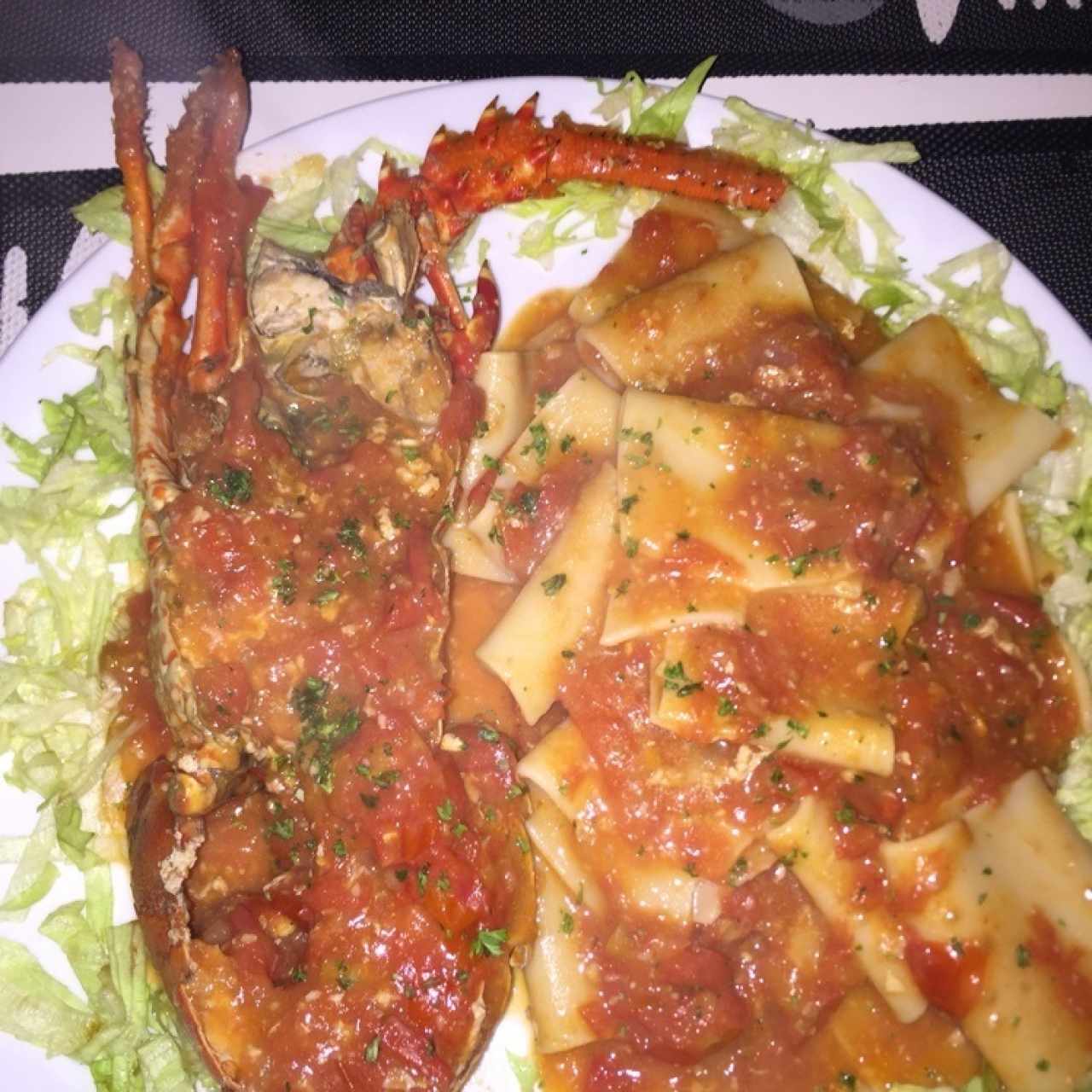 Paccheri all'aragosta