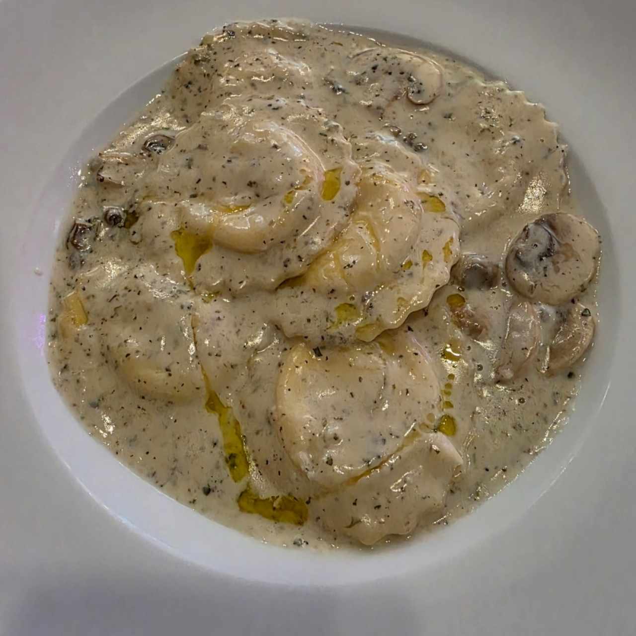 ravioli di formaggio al tartufo