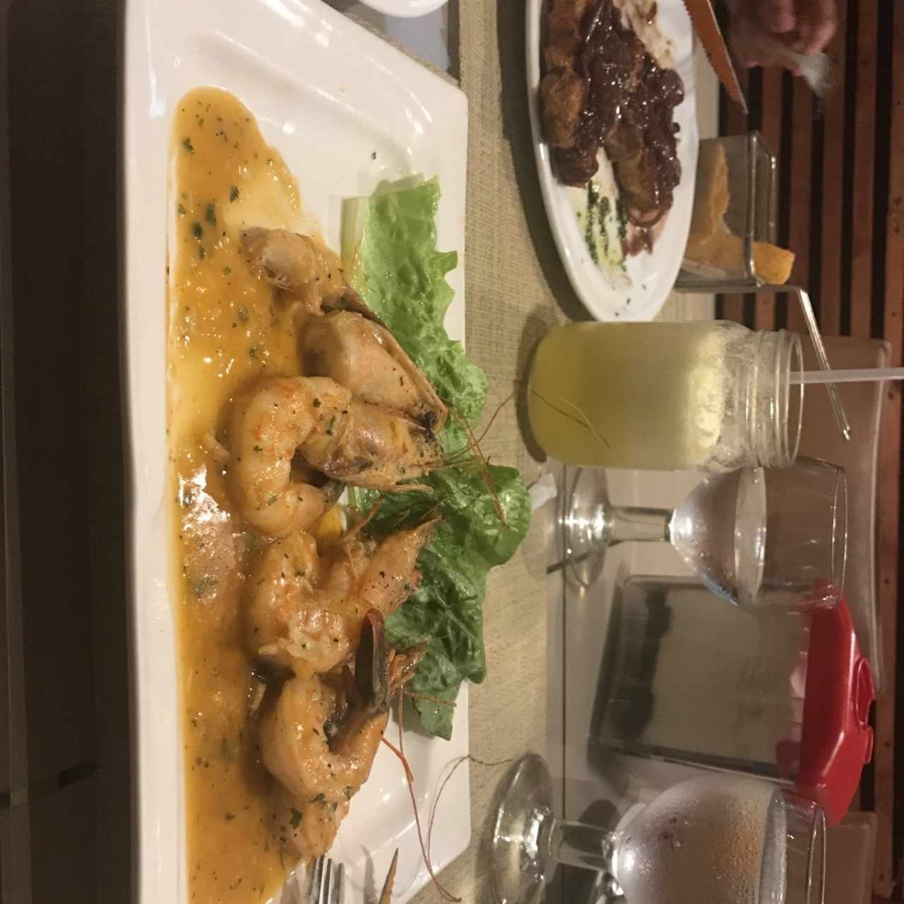 Langostinos al Brasero