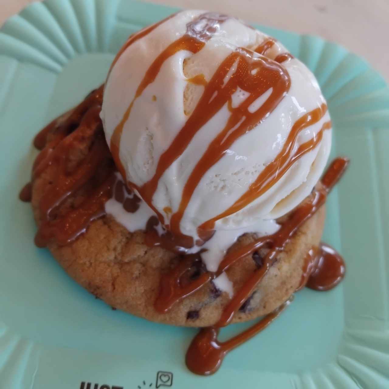 Galleta con helado 