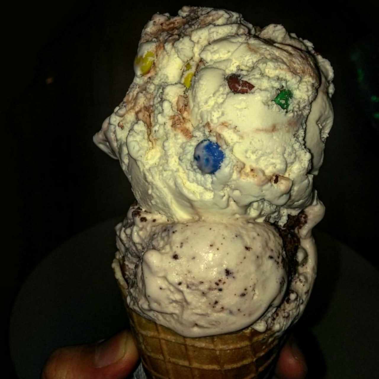 M&M y Brownie