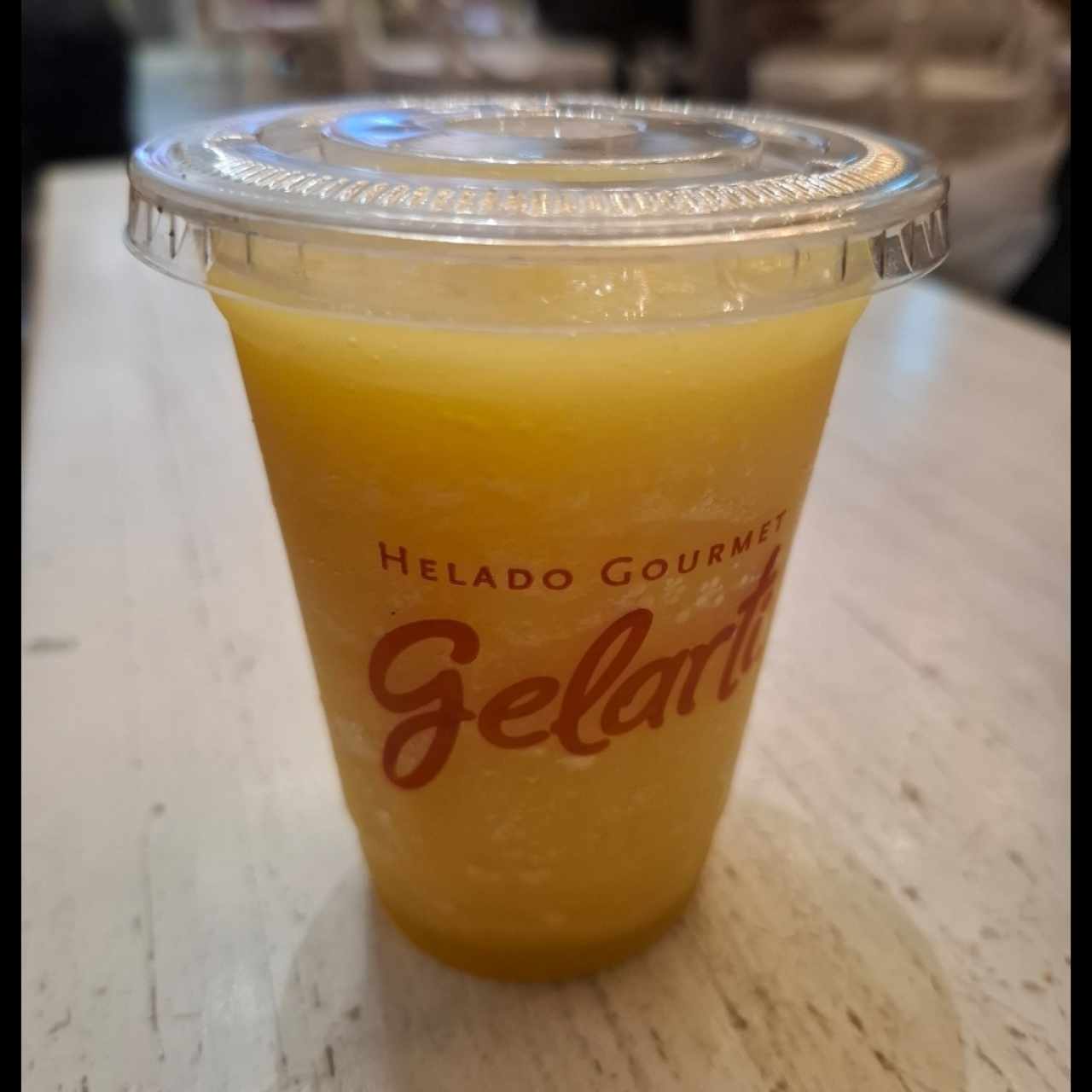 Frostie de maracuyá