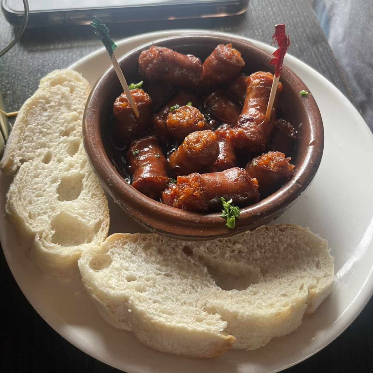 Chistorra tapa