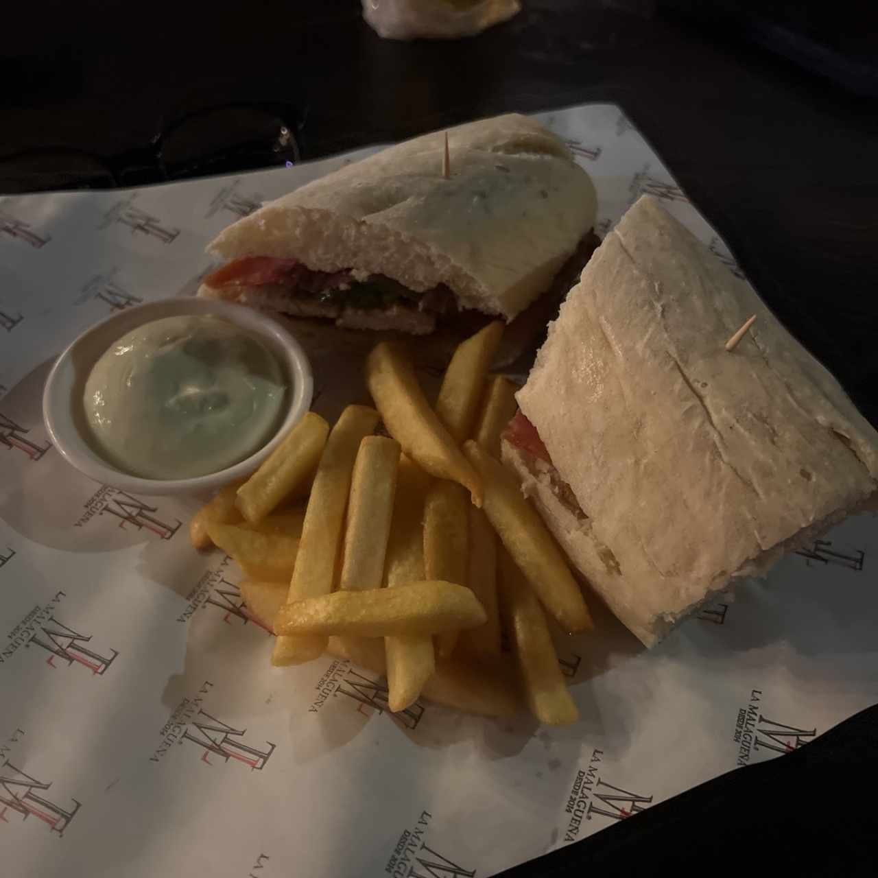 Pan Comido - Serranito con papas