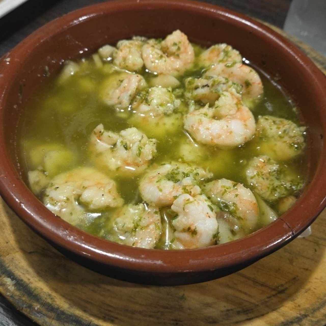 Mariscos - Gambas al ajillo