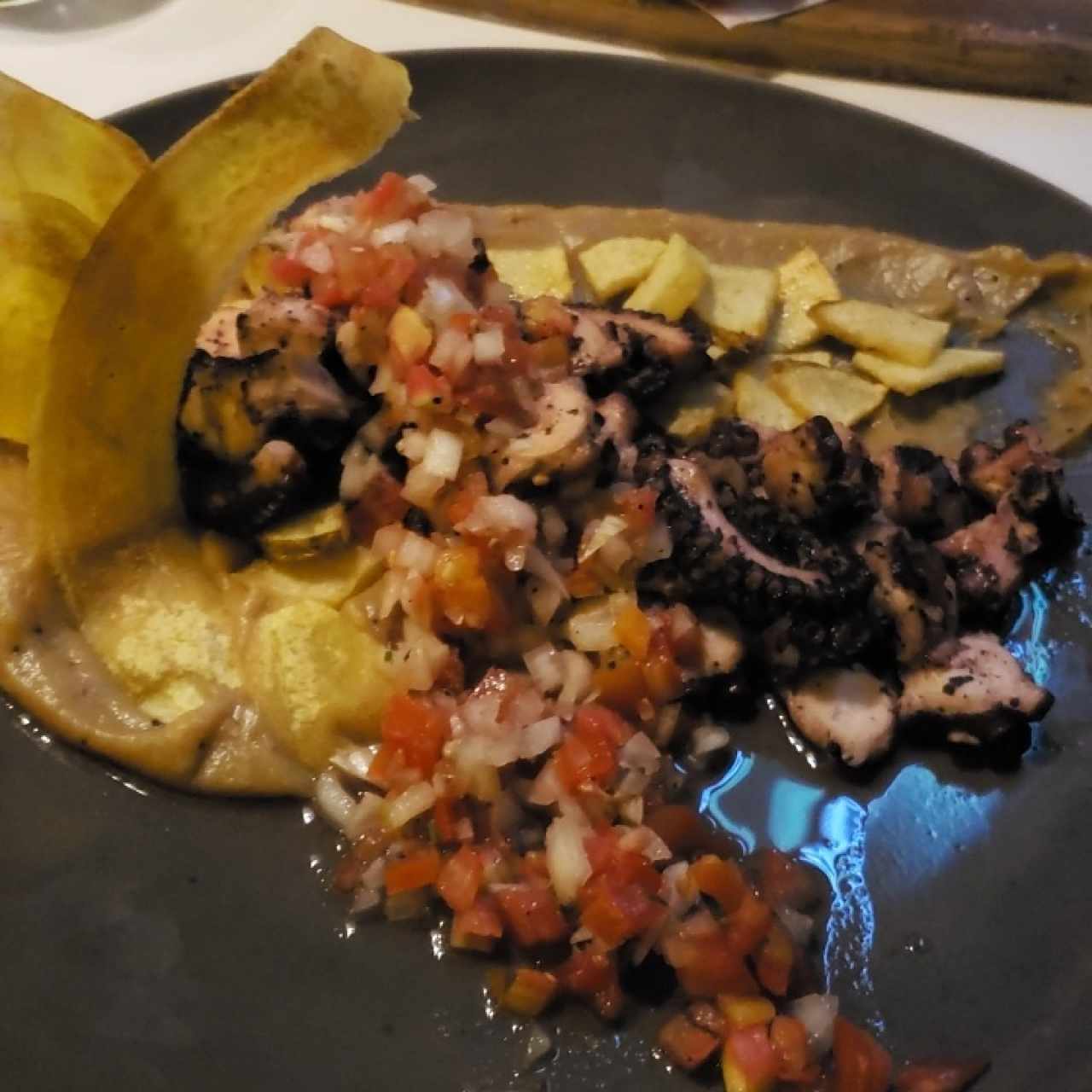 Platos Fuertes - Pulpo Caribeño