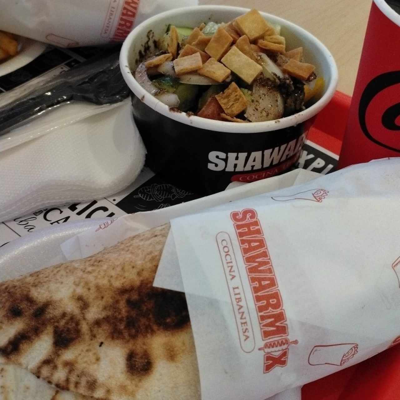 Sándwiches - Shawarma Mixto