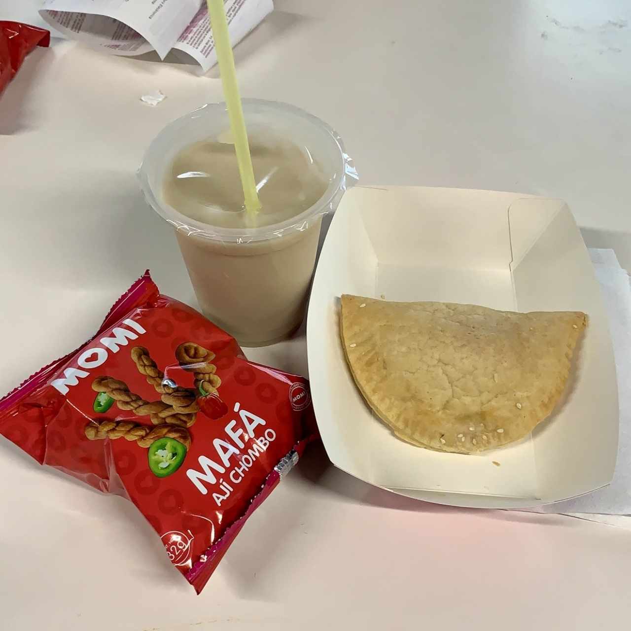 Mi combinacion favorita Emp.  Queso, avena y Mafá picante
