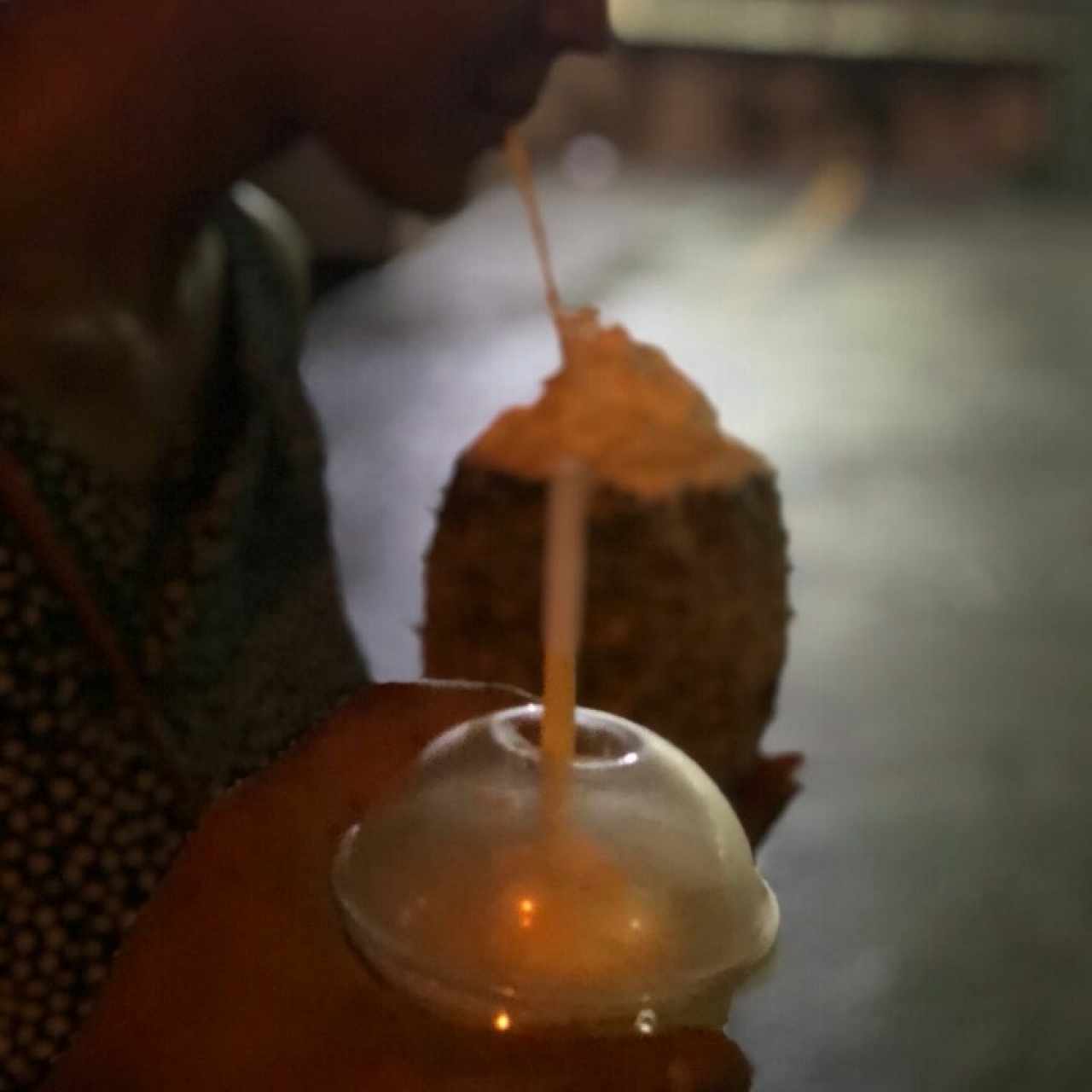 amapola servida en piña