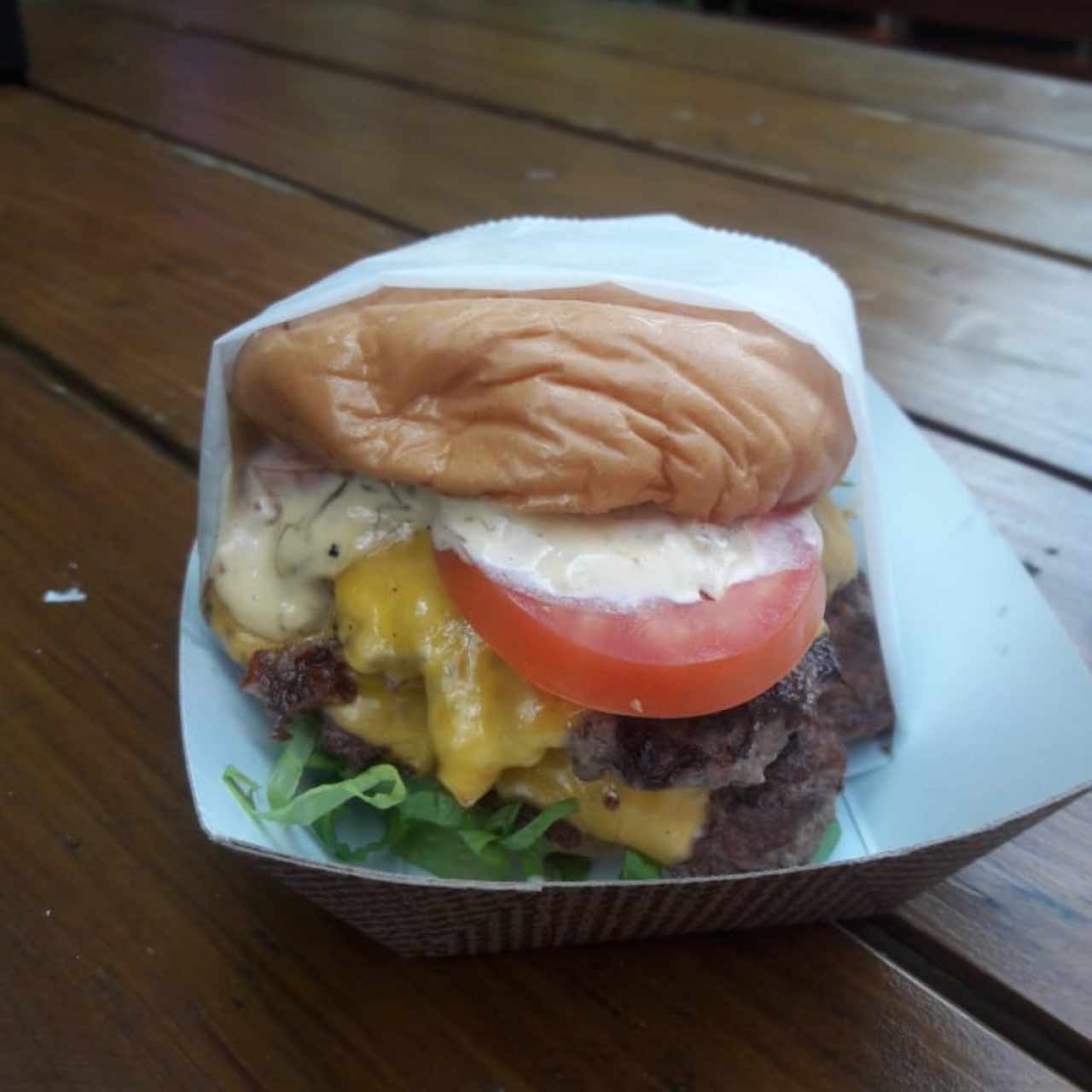 Hamburguesa Antiburguer con doble carne 