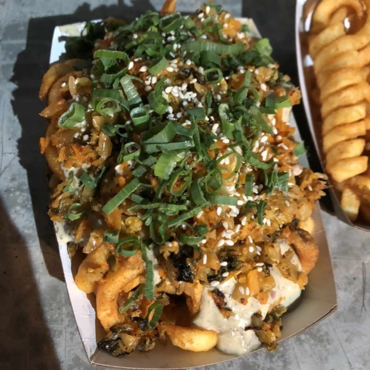 Kimchi fries