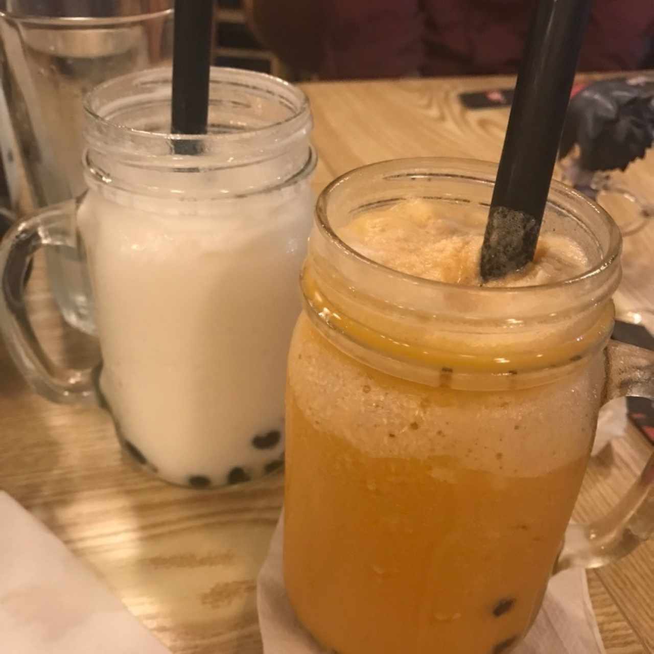 bubble tea de thai y almendra 