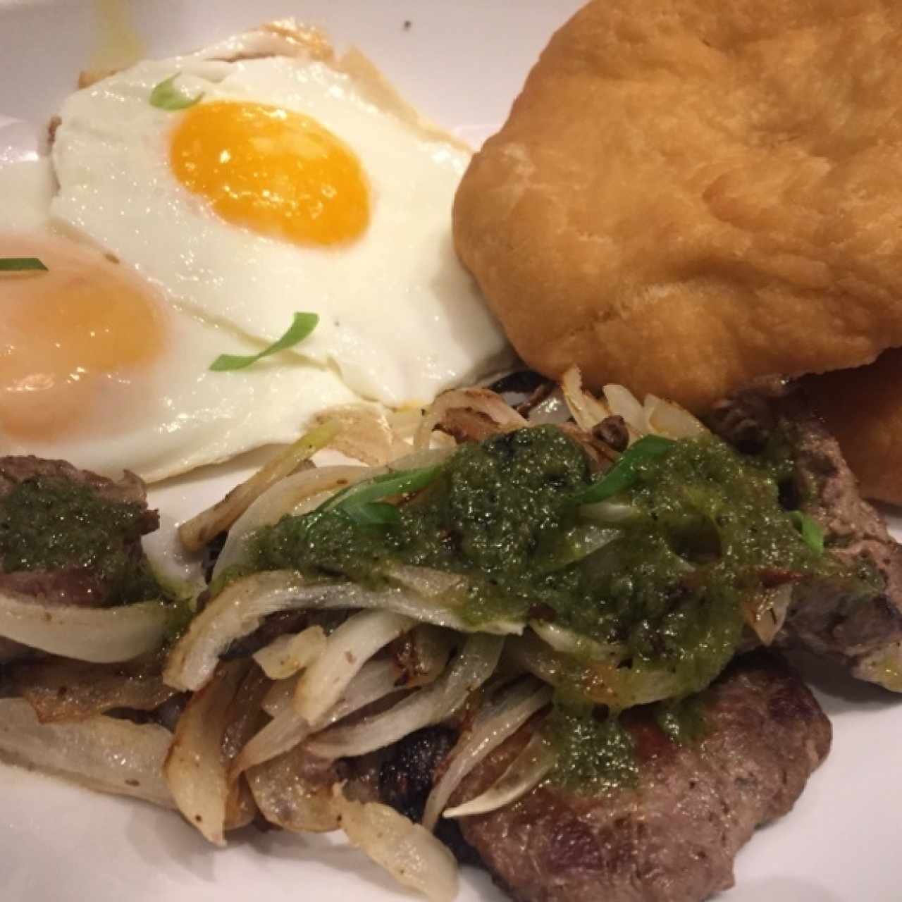 bistec a caballo